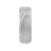 GHOST Grey Damascus Steel Men Wedding Band