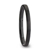 DRAKON Brush Finished Black Ceramic Wedding Band