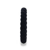 STONE Stackable Twist Black Comfort Fit Silicone Ring