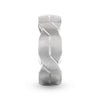 ENDURE Interlocking Infinity Symbol Titanium Band With Grooves