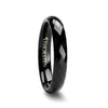 AEON Black Tungsten Band with 288 Diamond Facets