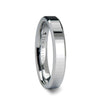 TURIN Tungsten Ring with Beveled Edge and Rectangular Facets