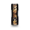 TUNDRA Black Ceramic Band with Leaves Grassland Camo Inlay