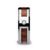 KAHUNA Tungsten Beveled Diamond Band with Koa Wood Inlay