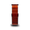 CLAYMORE Flat Tungsten Band with Padauk Wood Inlay