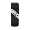 LIAM Flat Black Satin Finished Tungsten Carbide Band