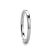 STOCKTON Flat Style White Tungsten Ring