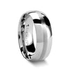 HENDERSON White Tungsten Ring with Satin Stripe